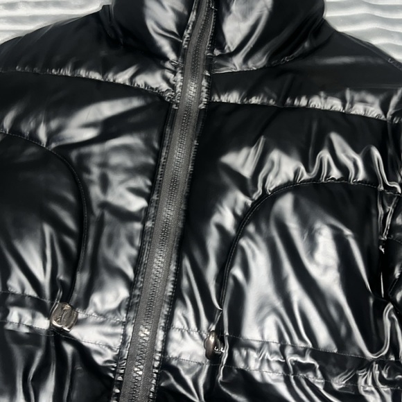 SHEIN Black Puffer Jacket Mid Length - Picture 8 of 8